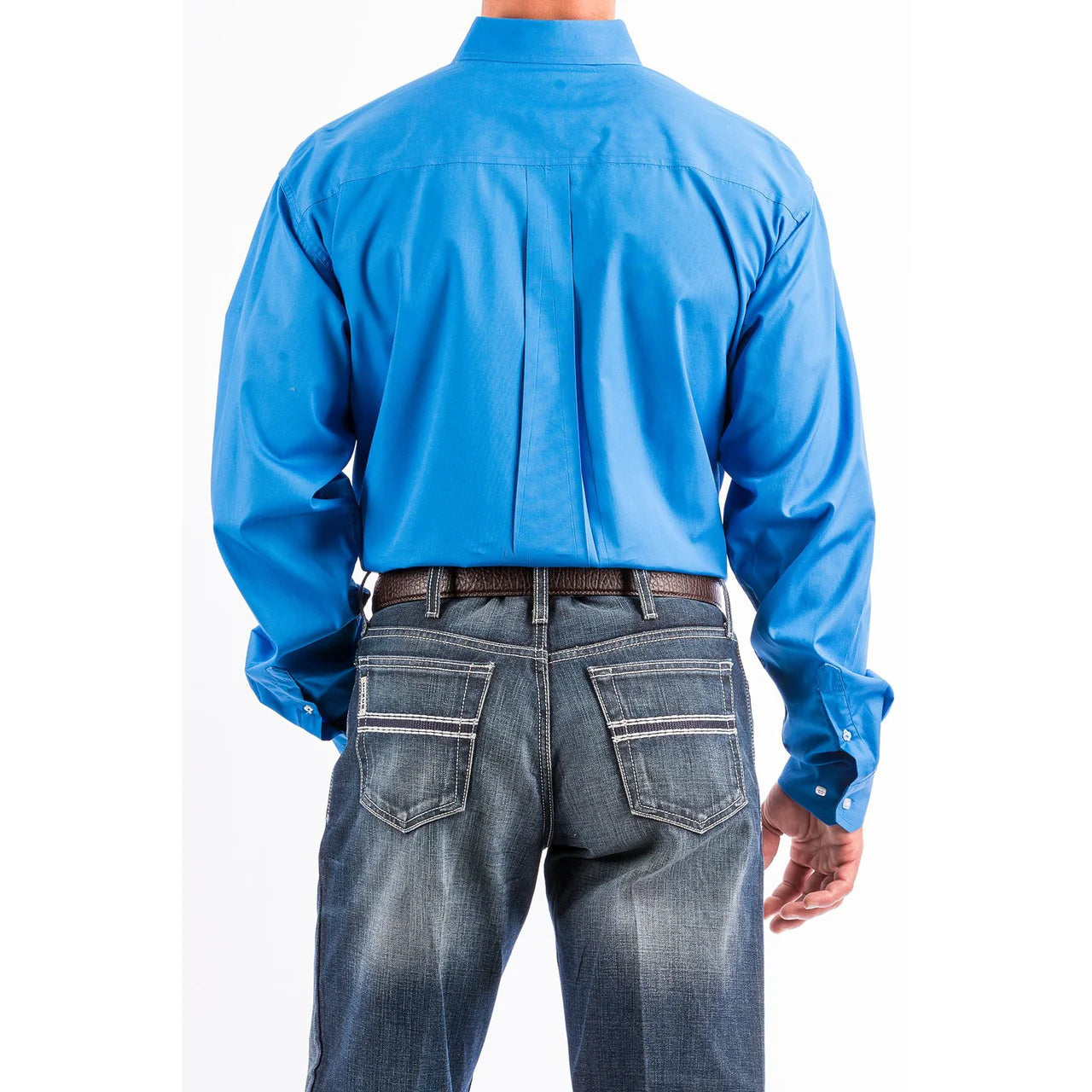 Cinch Men’s Long Sleeve Button Up Blue MTW1103799