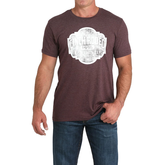 Cinch Men’s T-Shirt Purple MTT1690696