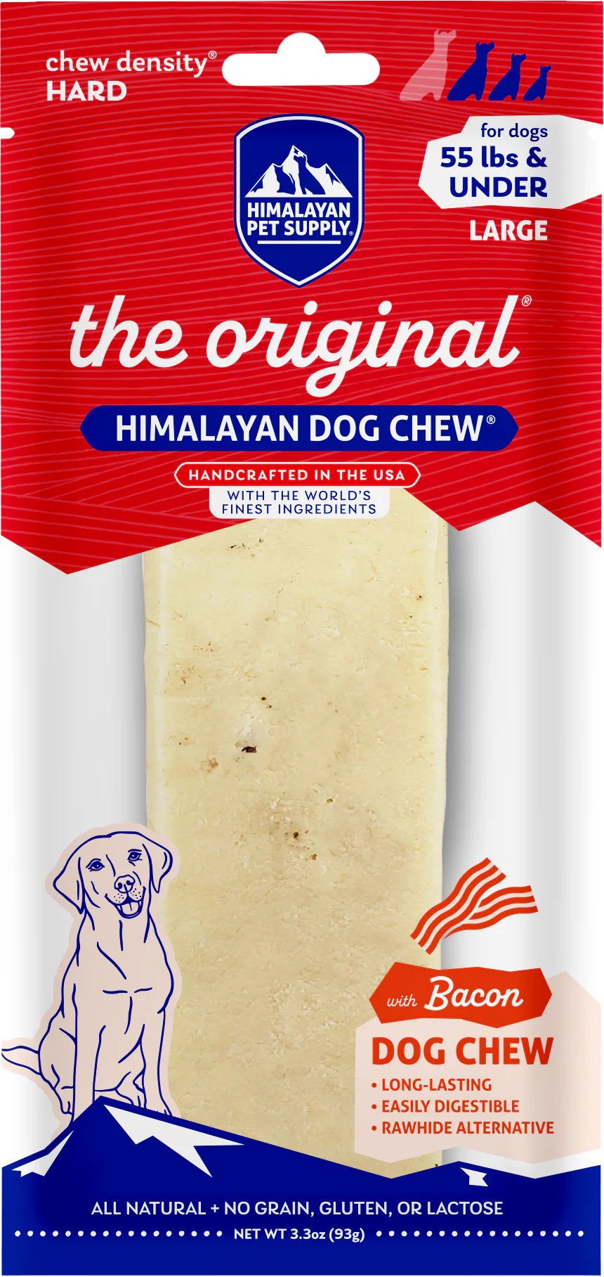 Himalayan Large Dog Chew w/ Bacon 3.3oz