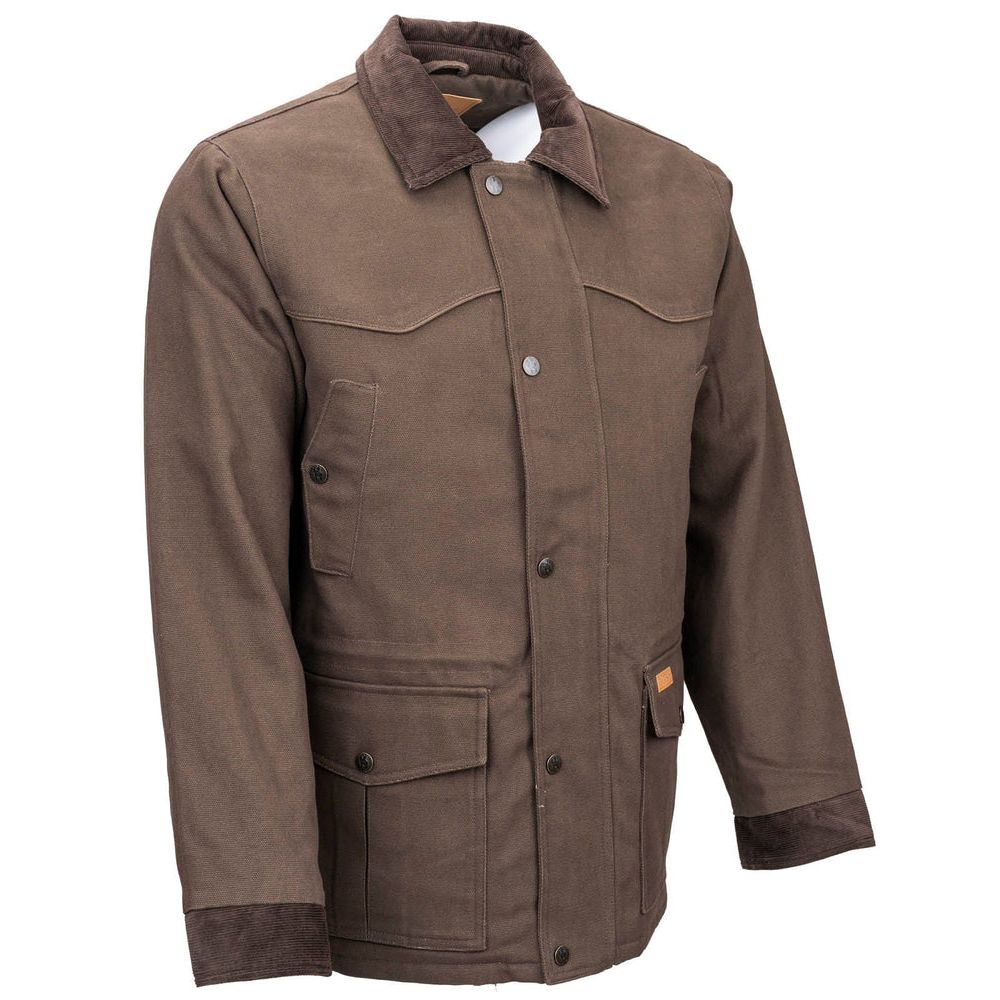 Outback Trading Men’s CATTLEMAN JACKET, light or dark brown 29757