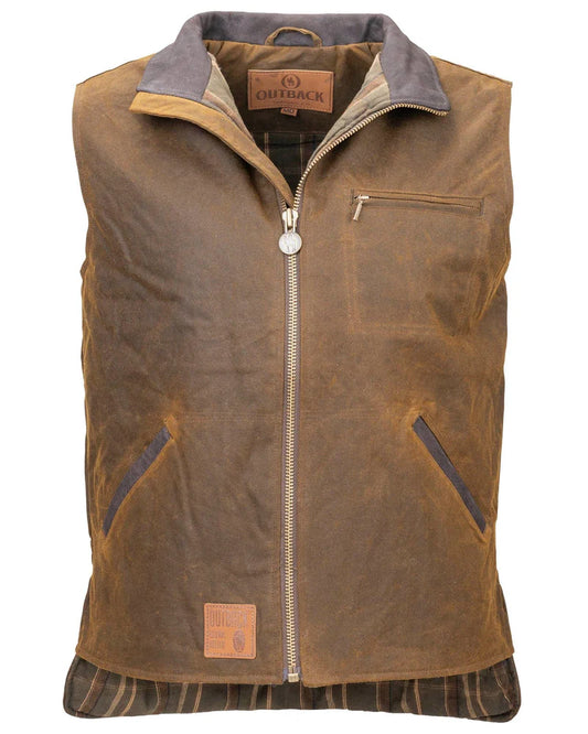 Outback Trading Men’s Oilskin SAWBUCK VEST 2143