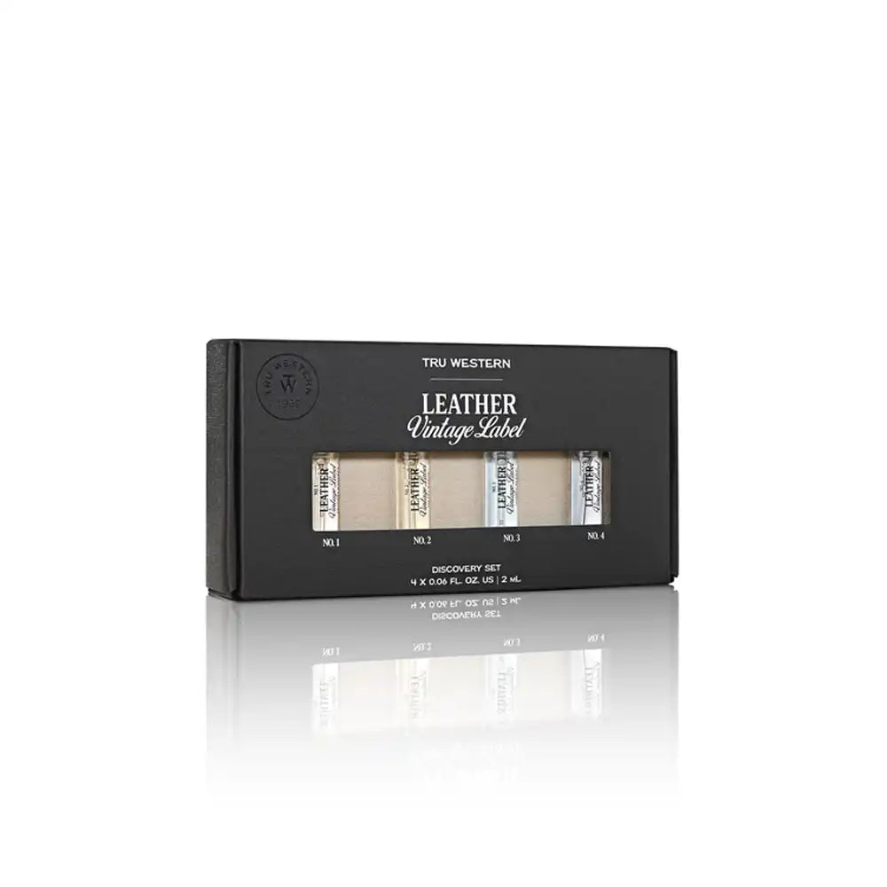 Leather Vintage Label Cologne Discovery Set