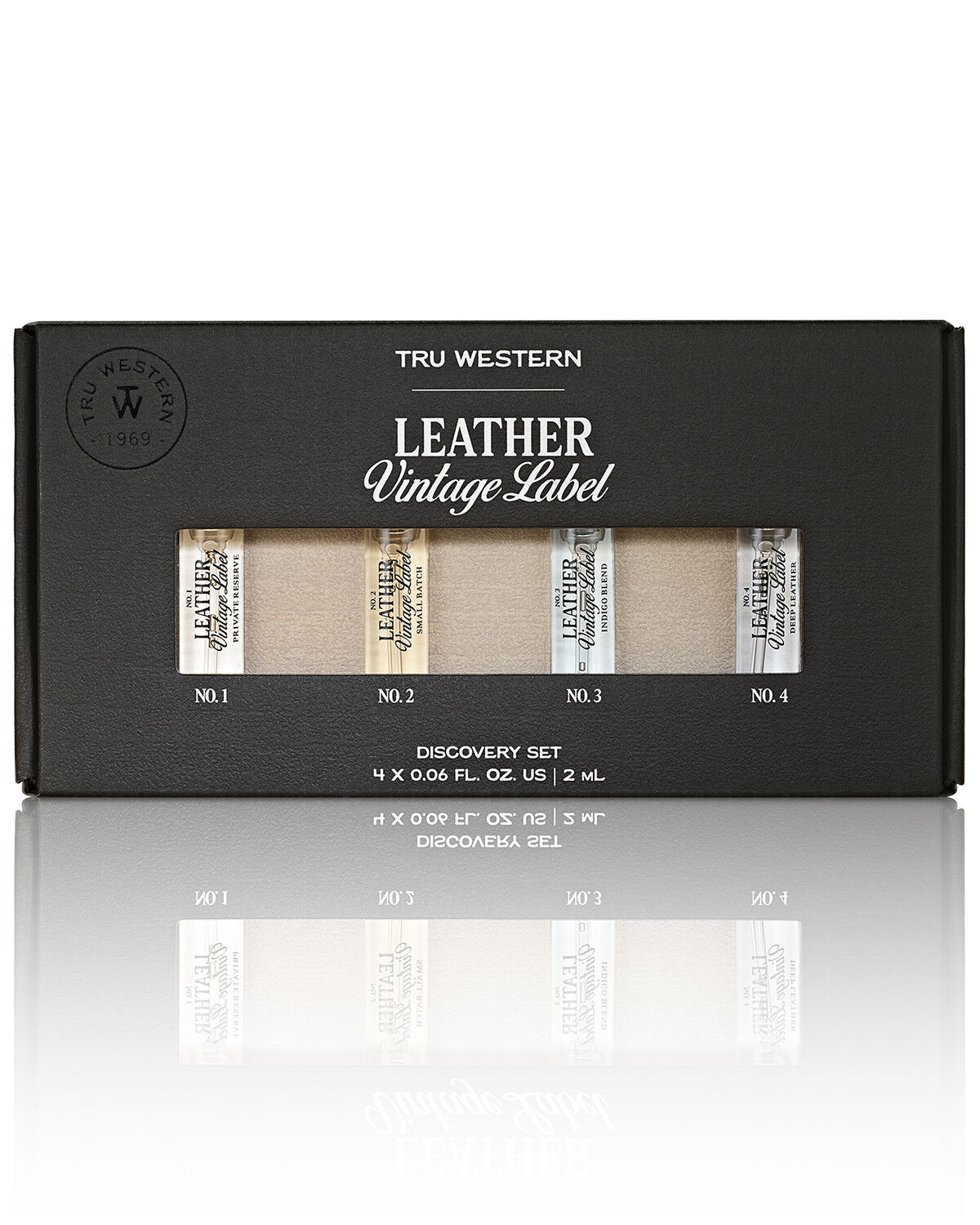 Leather Vintage Label Cologne Discovery Set