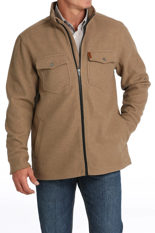 Cinch Men’s Knit Shirt Jacket Khaki- MWJ1907002