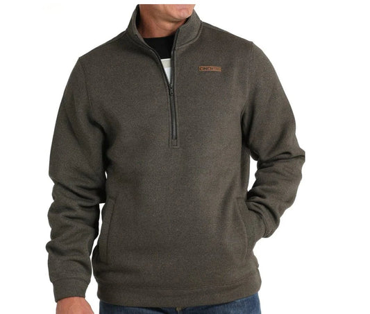 MEN'S 1/2 ZIP PULLOVER - Olive MWK1913003
