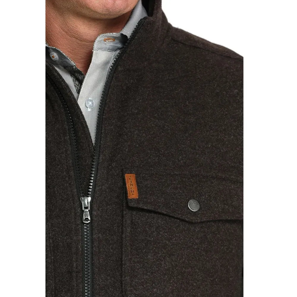 Cinch Men’s Knit Shirt Jacket Brown- MWJ1907004