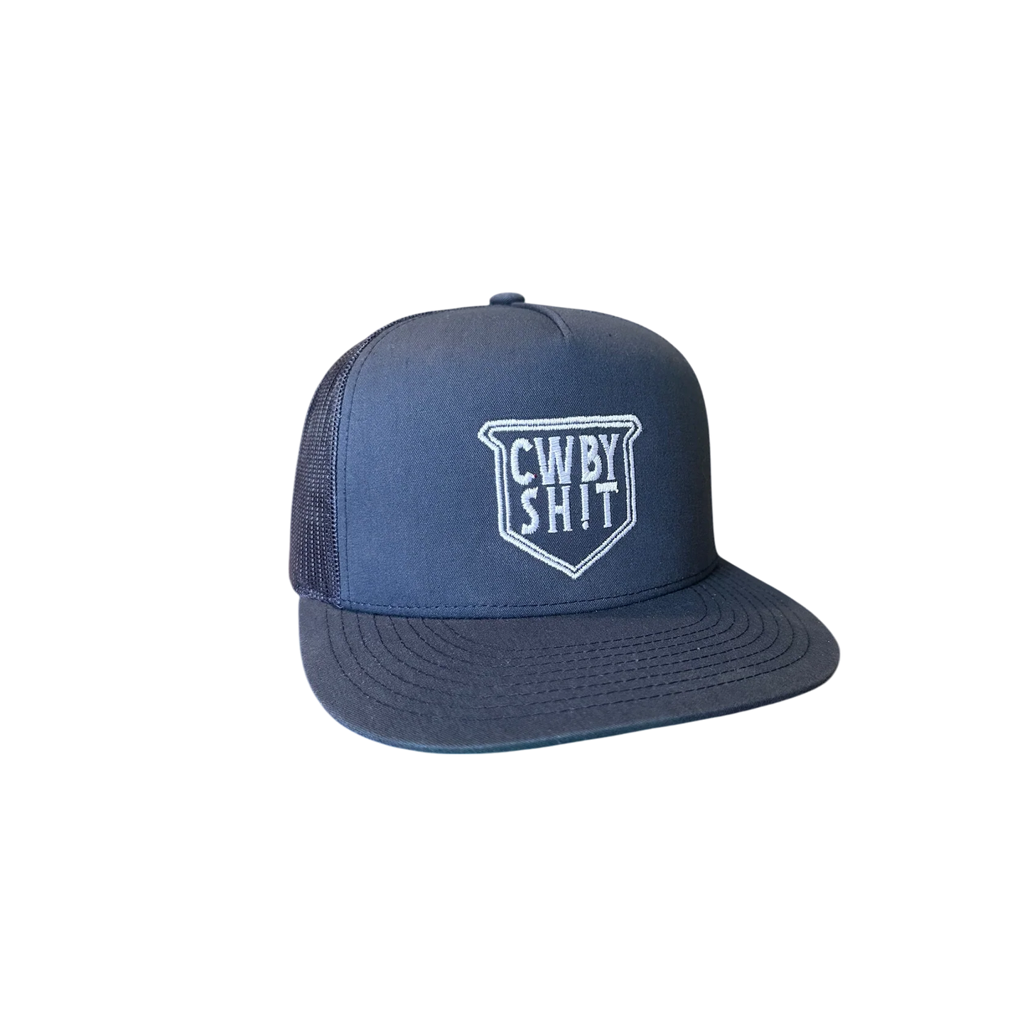 Cowboy Sh*t - Men’s Ball Cap, “The Cardston”, Navy, SnapBack, Flat Brim 238