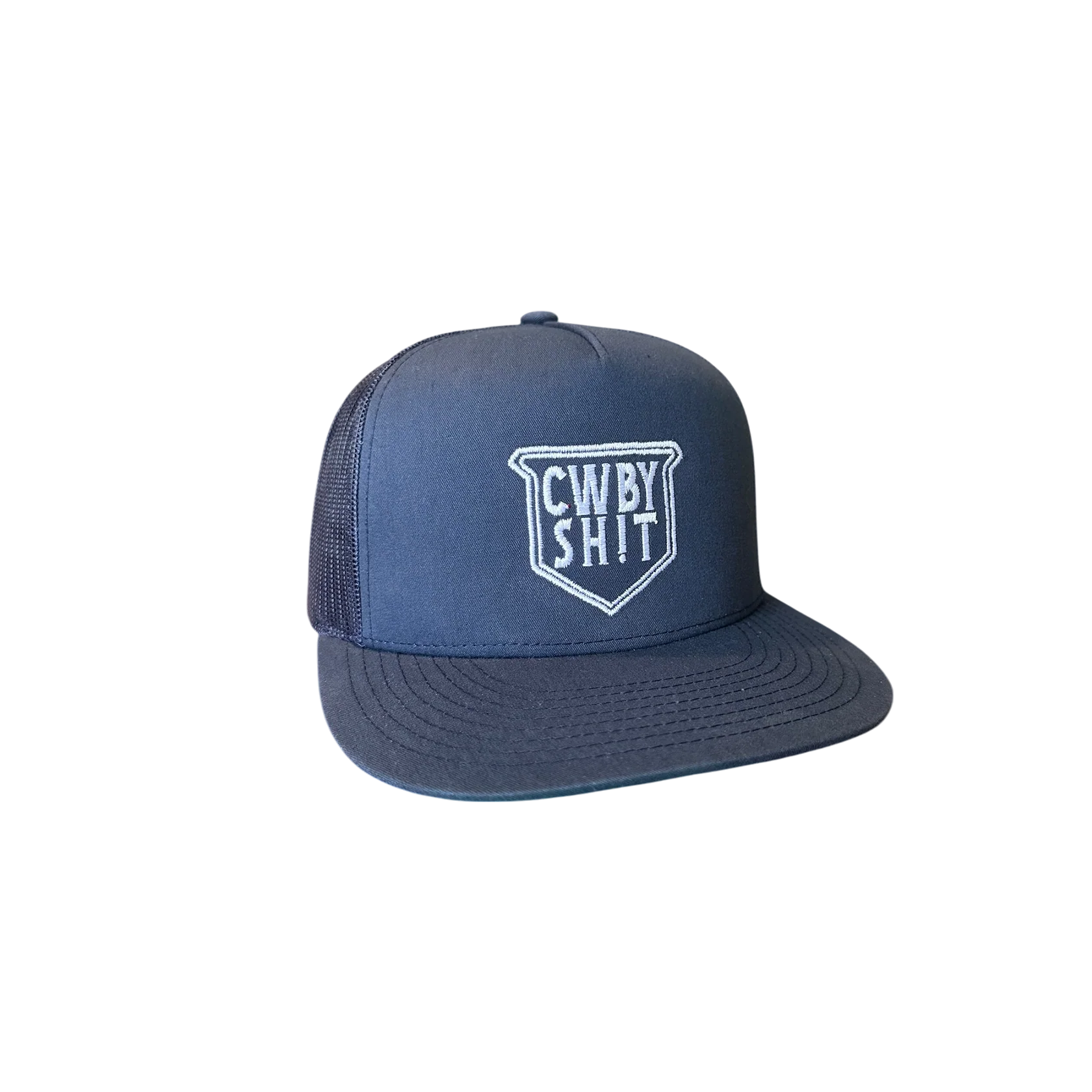 Cowboy Sh*t - Men’s Ball Cap, “The Cardston”, Navy, SnapBack, Flat Brim 238