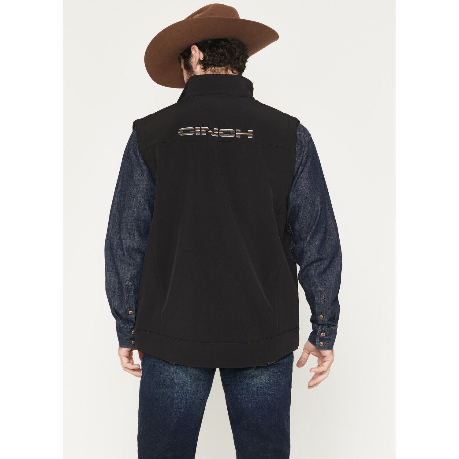 Cinch Men’s Vest, Bonded, Black MWV154110