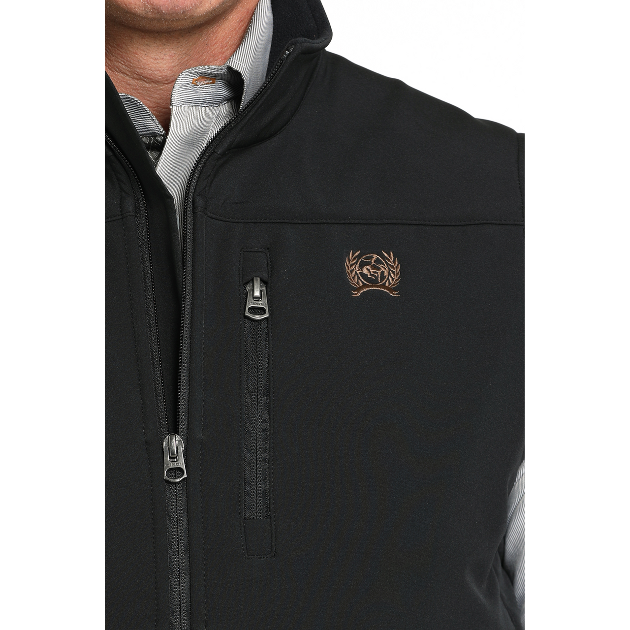 Cinch Men’s Vest, Bonded, Black MWV1541010