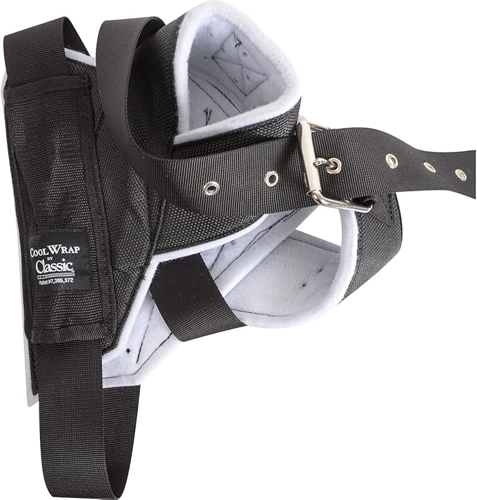 Classic Equine Horn Wrap Black HORNWRAP24BKBKS