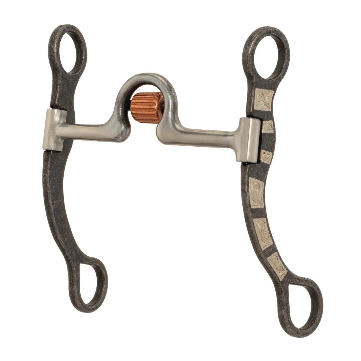 Weaver Shanked Bit, port with cricket, 7” Cheeks, 25210-12