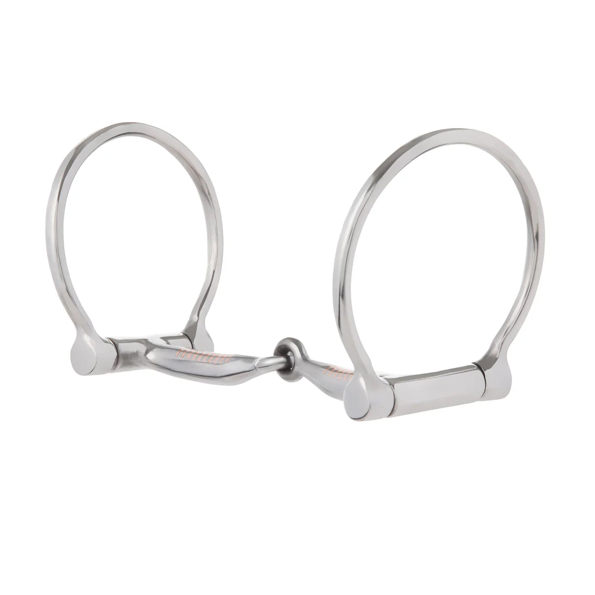 Weaver Dee Snaffle Bit, Offset 5” Copper Inlay Bit 25-2520