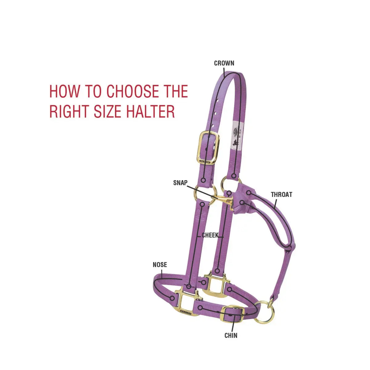 WEAVER PATTERNED ADJUSTABLE HALTER, Average 35-6785