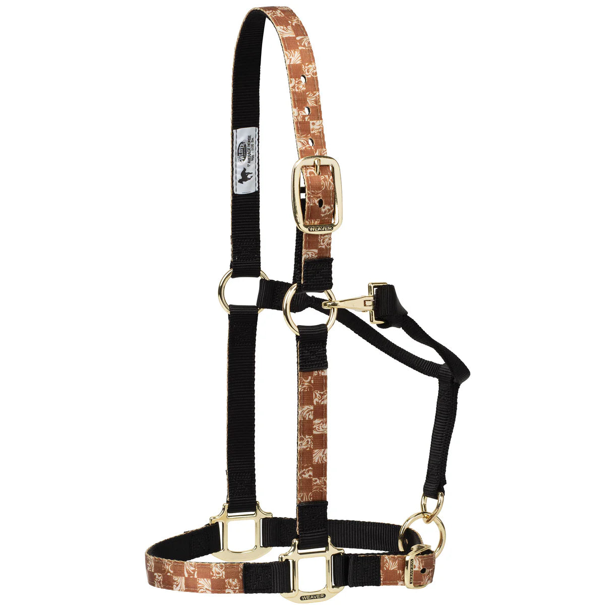 WEAVER PATTERNED ADJUSTABLE HALTER, Average 35-6785