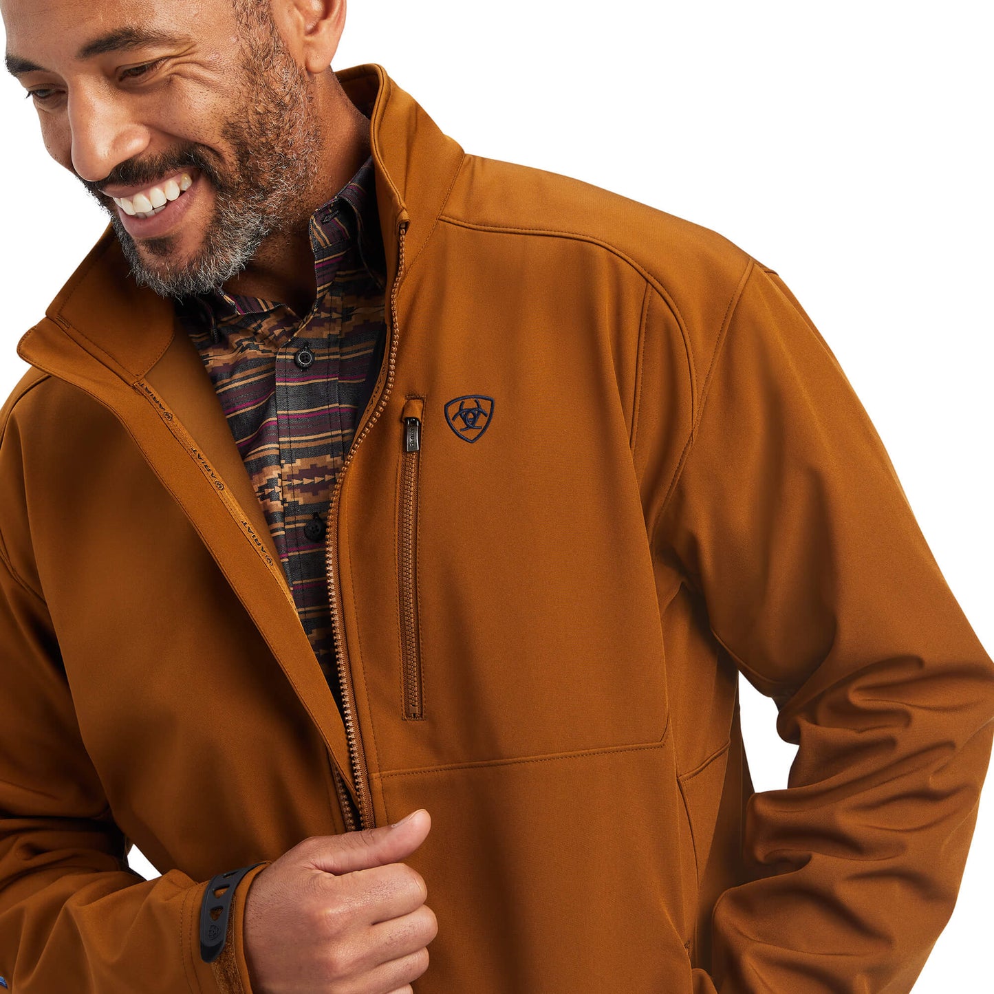 Ariat Men’s Logo 2.0 Chestnut SoftShell Jacket