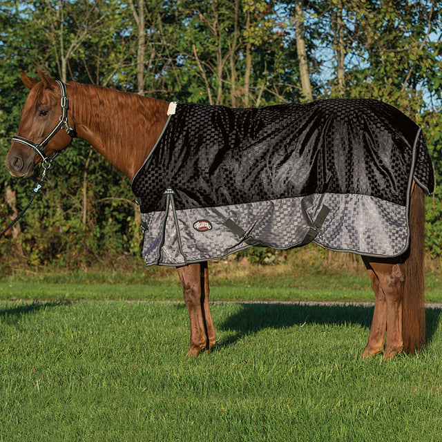 Weaver Premium Turnout Blanket -1200D, 300g Black/Grey 35-1586-B1