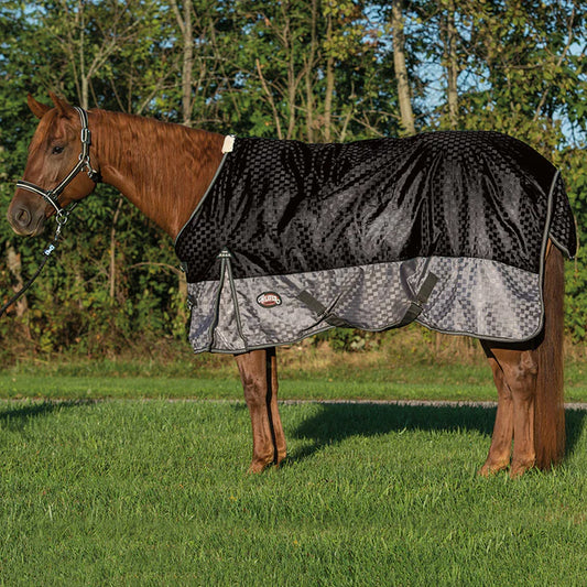 Weaver Premium Turnout Blanket -1200D, 300g Black/Grey 35-1586-B1