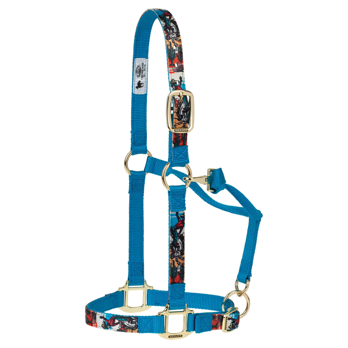 WEAVER PATTERNED ADJUSTABLE HALTER, Average 35-6785