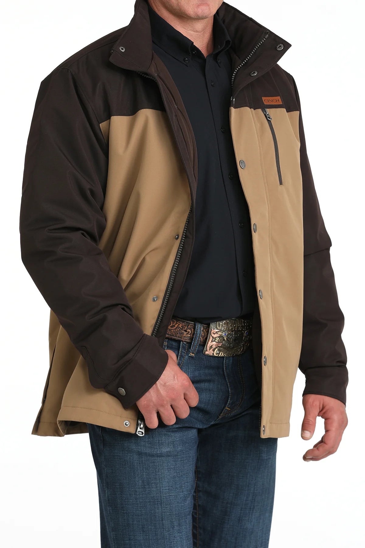 Cinch Men’s Coat Jacket- Brown MWJ1574002