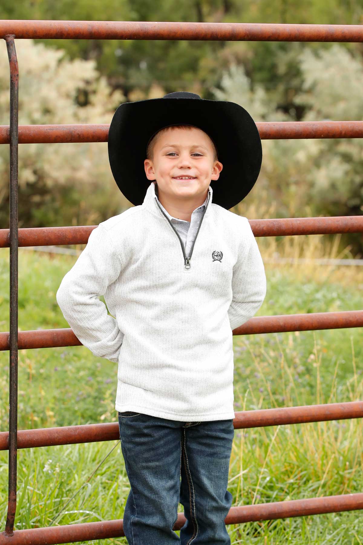 CINCH BOY'S 1/4 Zip PULLOVER MWK7980003