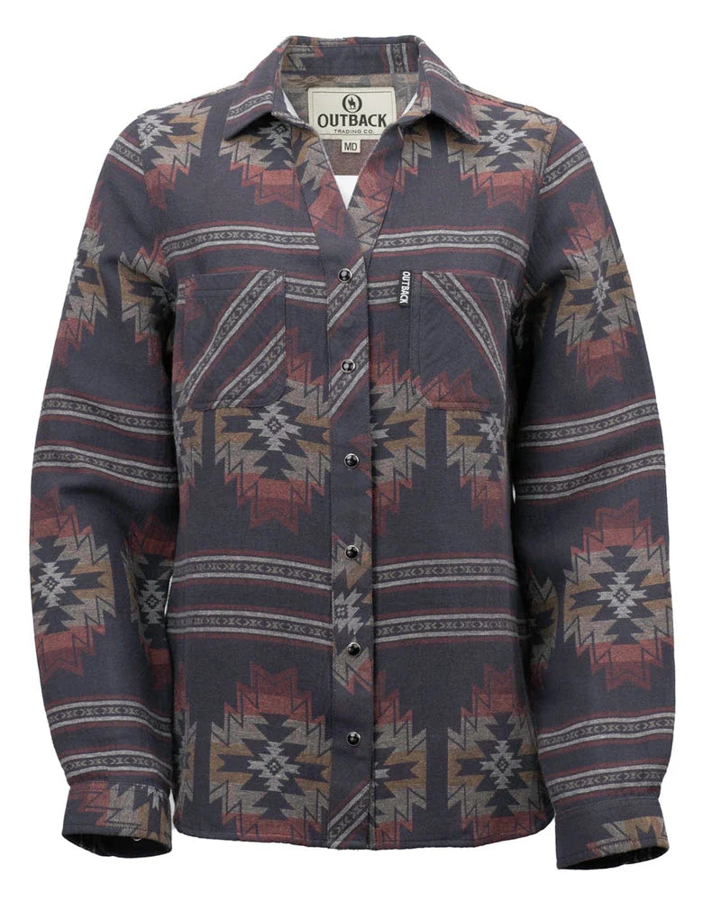 Outback Ladies Snap Shirt, “Brianna” 40335