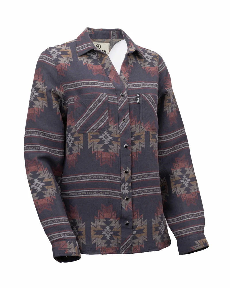 Outback Ladies Snap Shirt, “Brianna” 40335