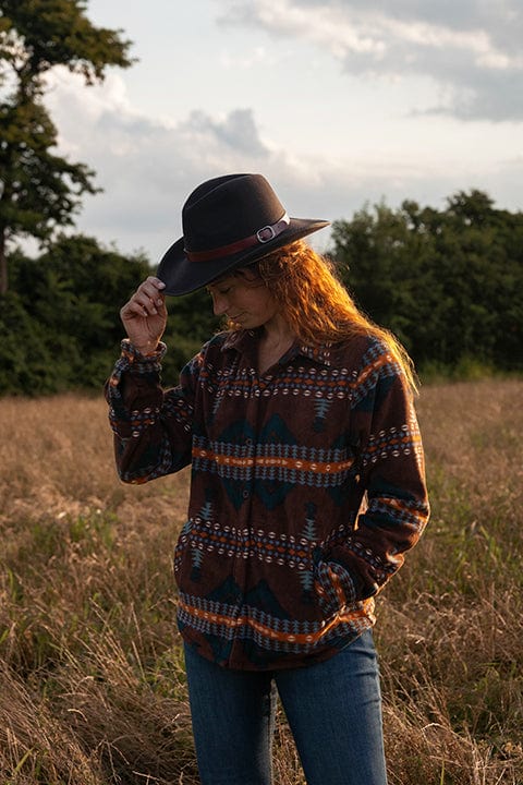 Outback Ladies Fleece Shirt, “Charlize” 42200