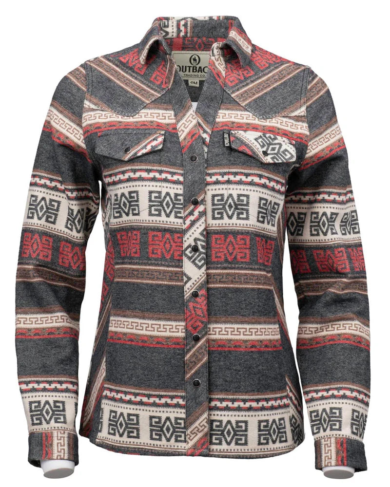 Outback Ladies Snap Shirt, “Lorelei” 42239