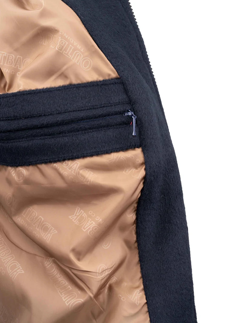 Outback Trading Men’s Varsity Jacket, Navy 29929