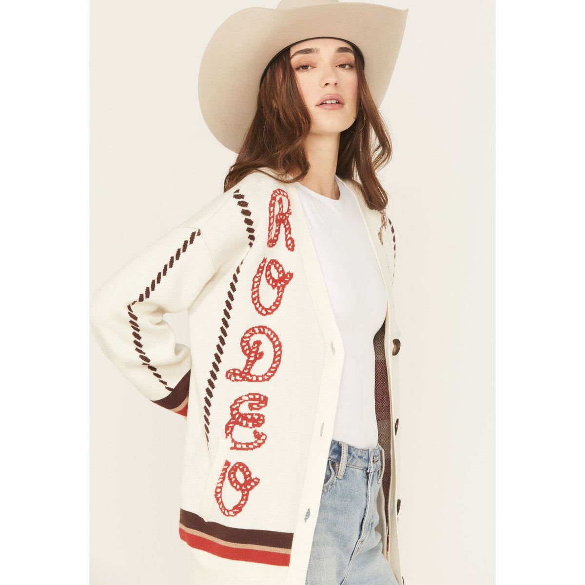 Retro Rodeo Cardigan Cruel Denim Ladies Rodeo Cardigan CWK7519001 – Ranchmans Farm & Feed Store