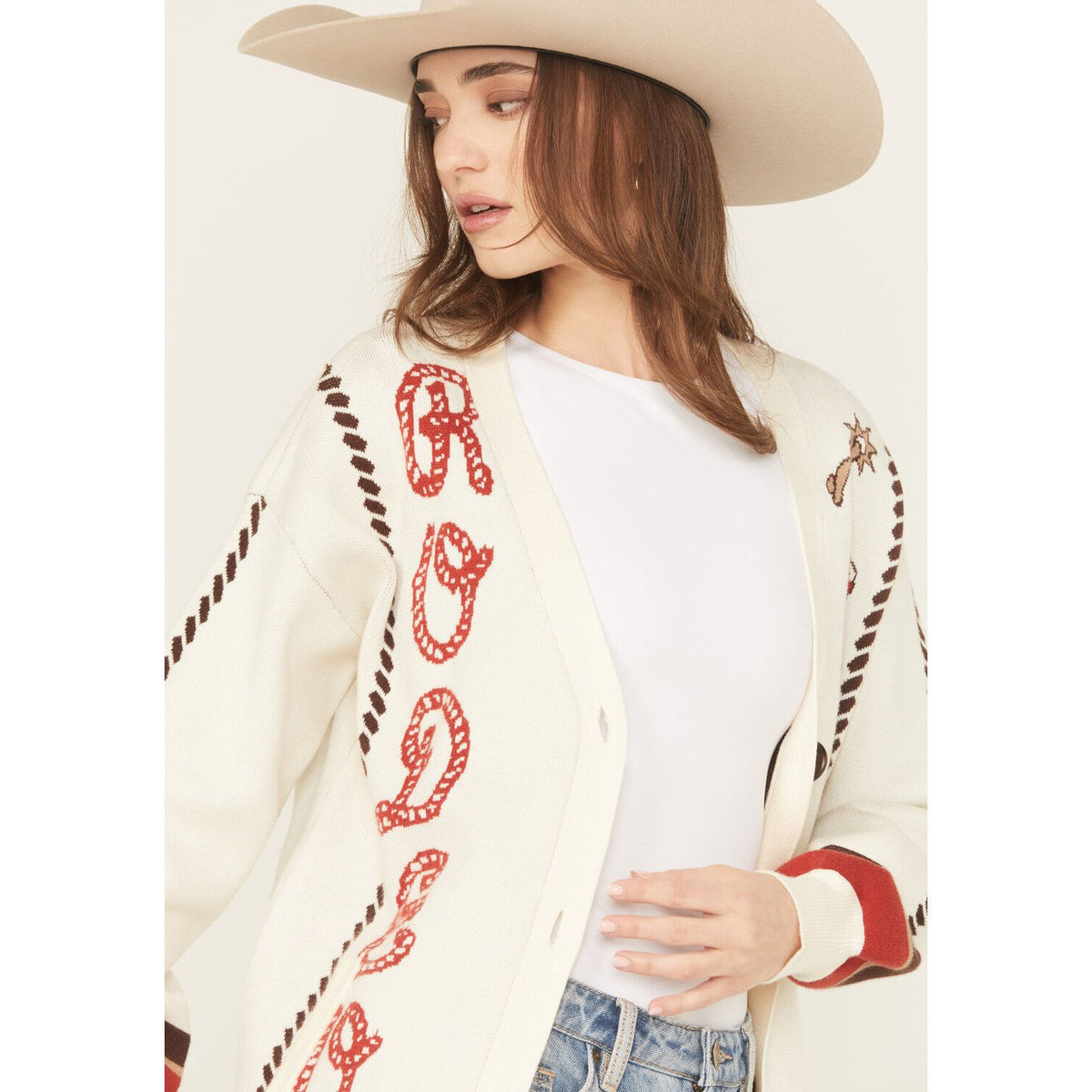 Retro Rodeo Cardigan Cruel Denim Ladies Rodeo Cardigan CWK7519001 – Ranchmans Farm & Feed Store
