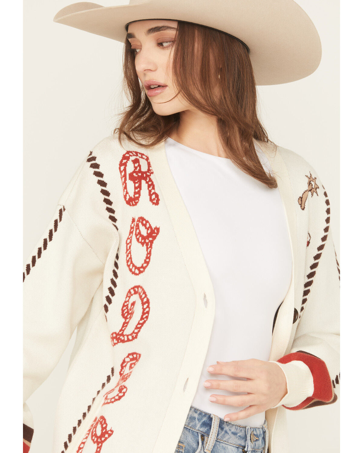 Cruel Denim Ladies Rodeo Cardigan CWK7519001