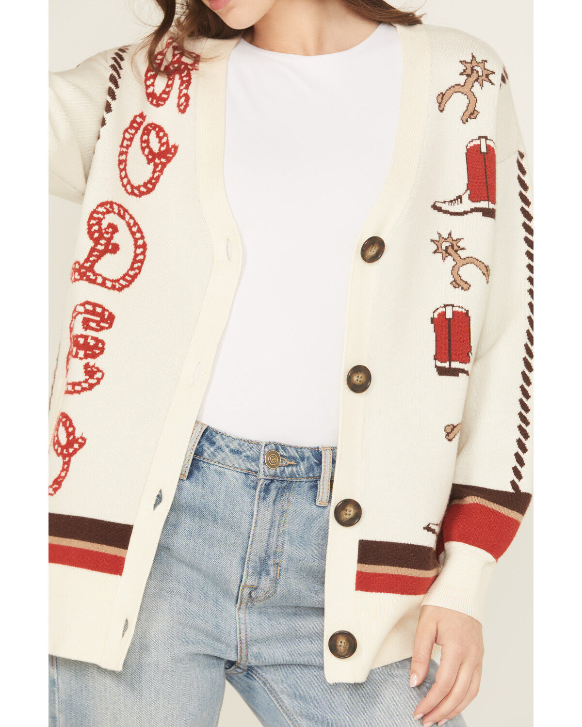 Cruel Denim Ladies Rodeo Cardigan CWK7519001