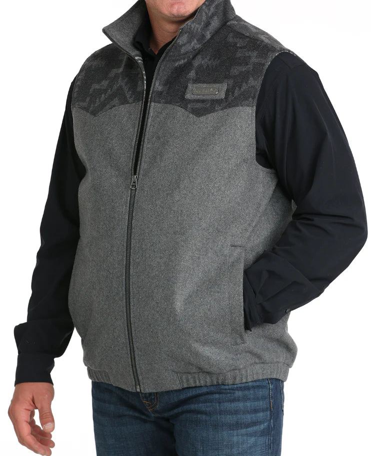 Cinch Men’s Wooly Vest - Grey MWV1543015