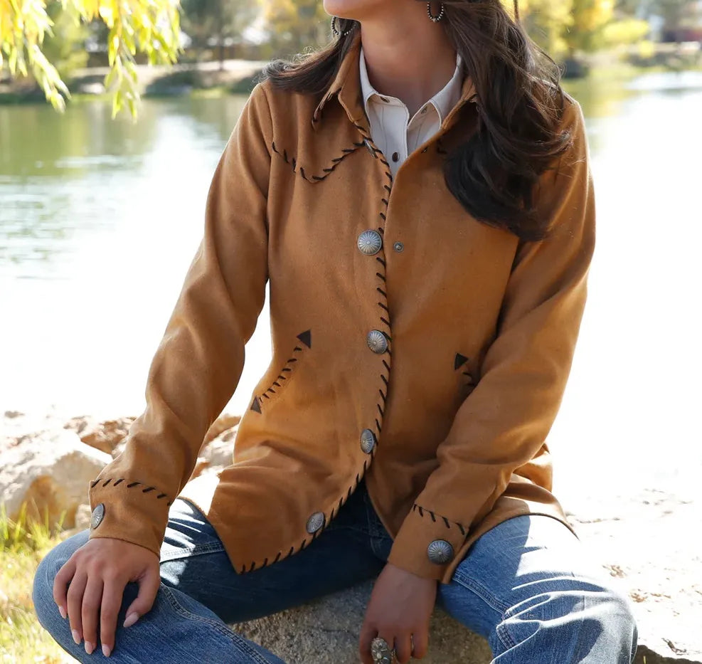 Cruel Denim Shirt Jacket, - CWJ7514001