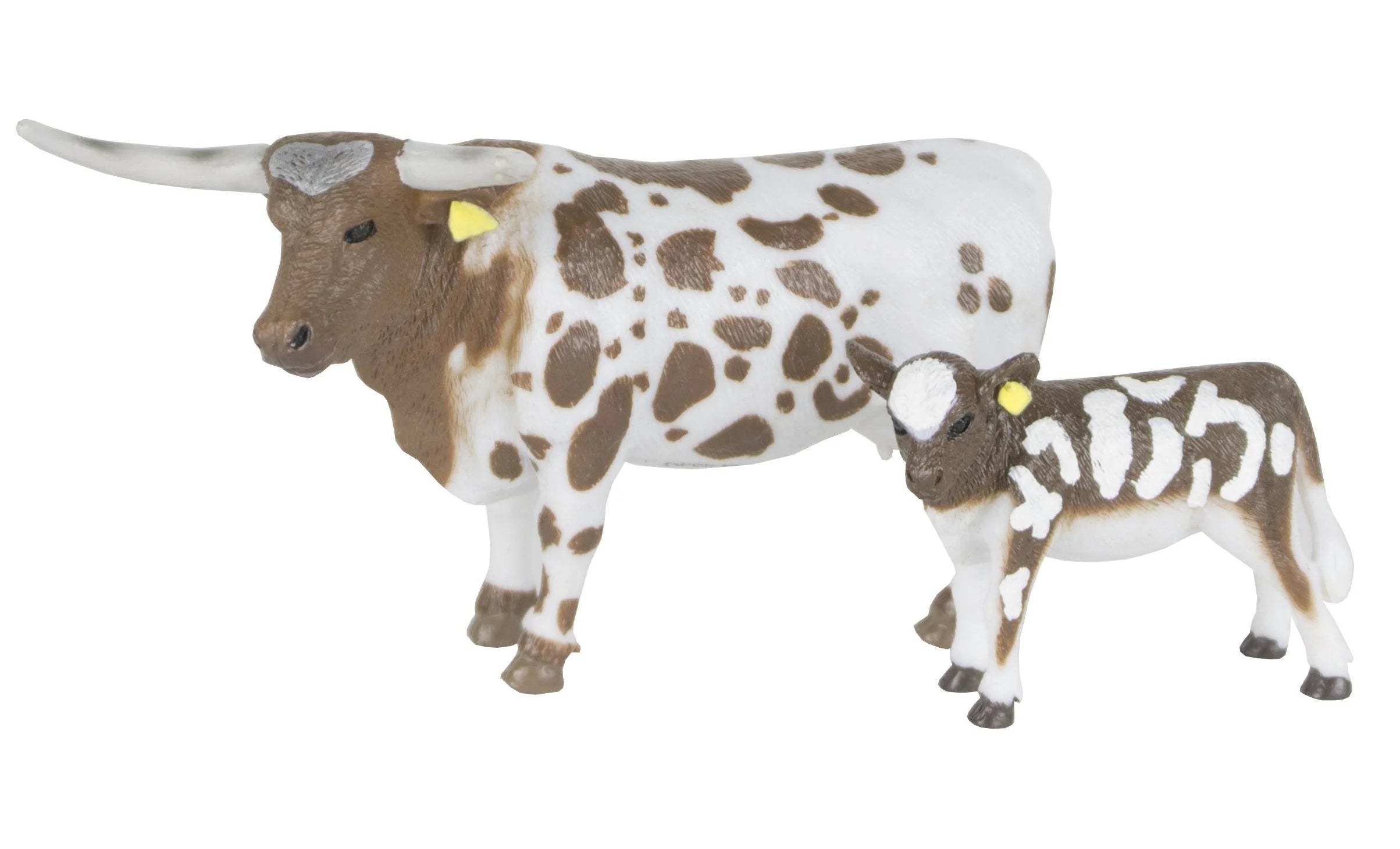 Big Country Farms - Longhorn Cow & Calf Toy 405