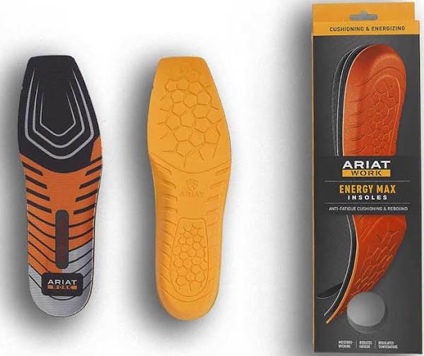 Ariat Insole Men's Energy Max, “Wide, Square Toe” 10032205