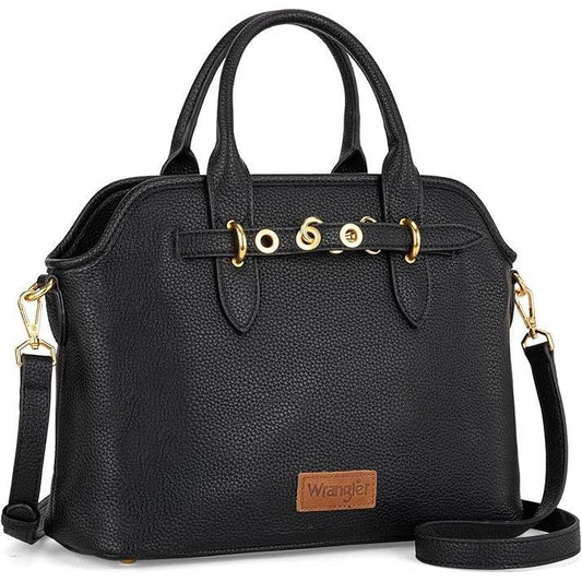 Wrangler Tote Bags for Women Medium Crossbody Purse for Ladies Soft Designer Top-handle Handbags WG201-8012