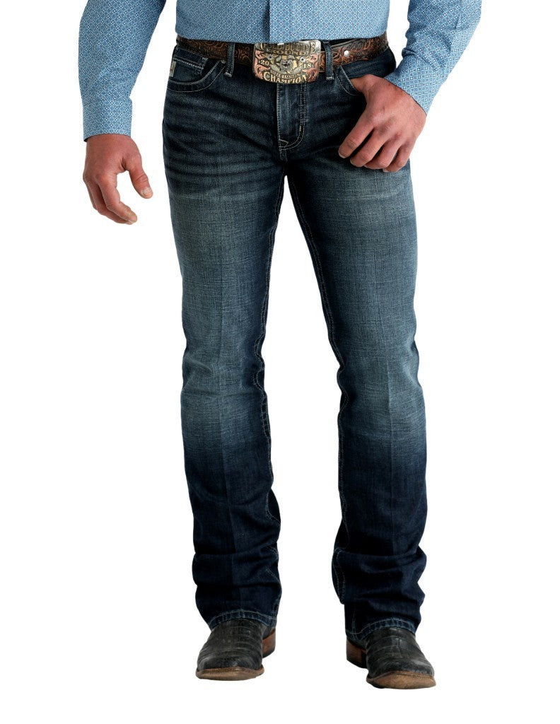 Cinch MEN'S Jean, Ian, Slim FIT, bootcut, Indigo, MB32436001