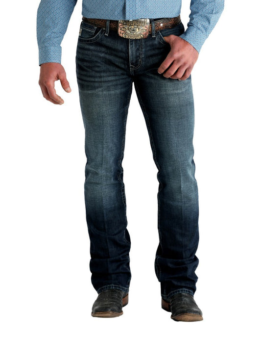 Cinch MEN'S Jean, Ian, Slim FIT, bootcut, Indigo, MB32436001