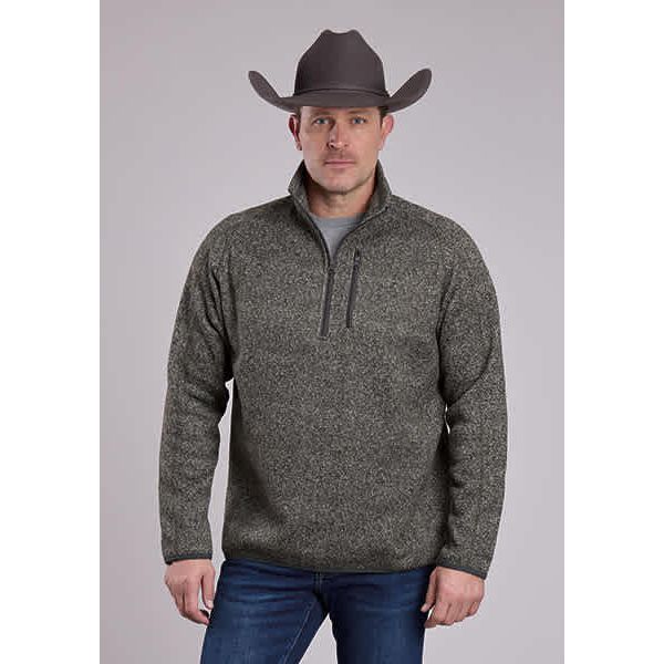 Stetson MEN'S  1/4 Zip PULLOVER 11-014-0120-6190 Green