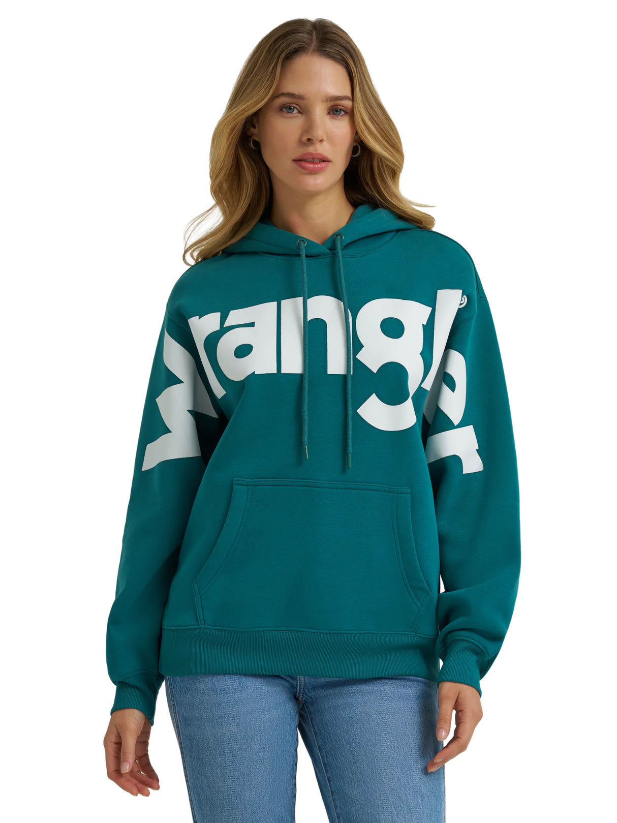 Wrangler Women's Teal Hoodie 112374829