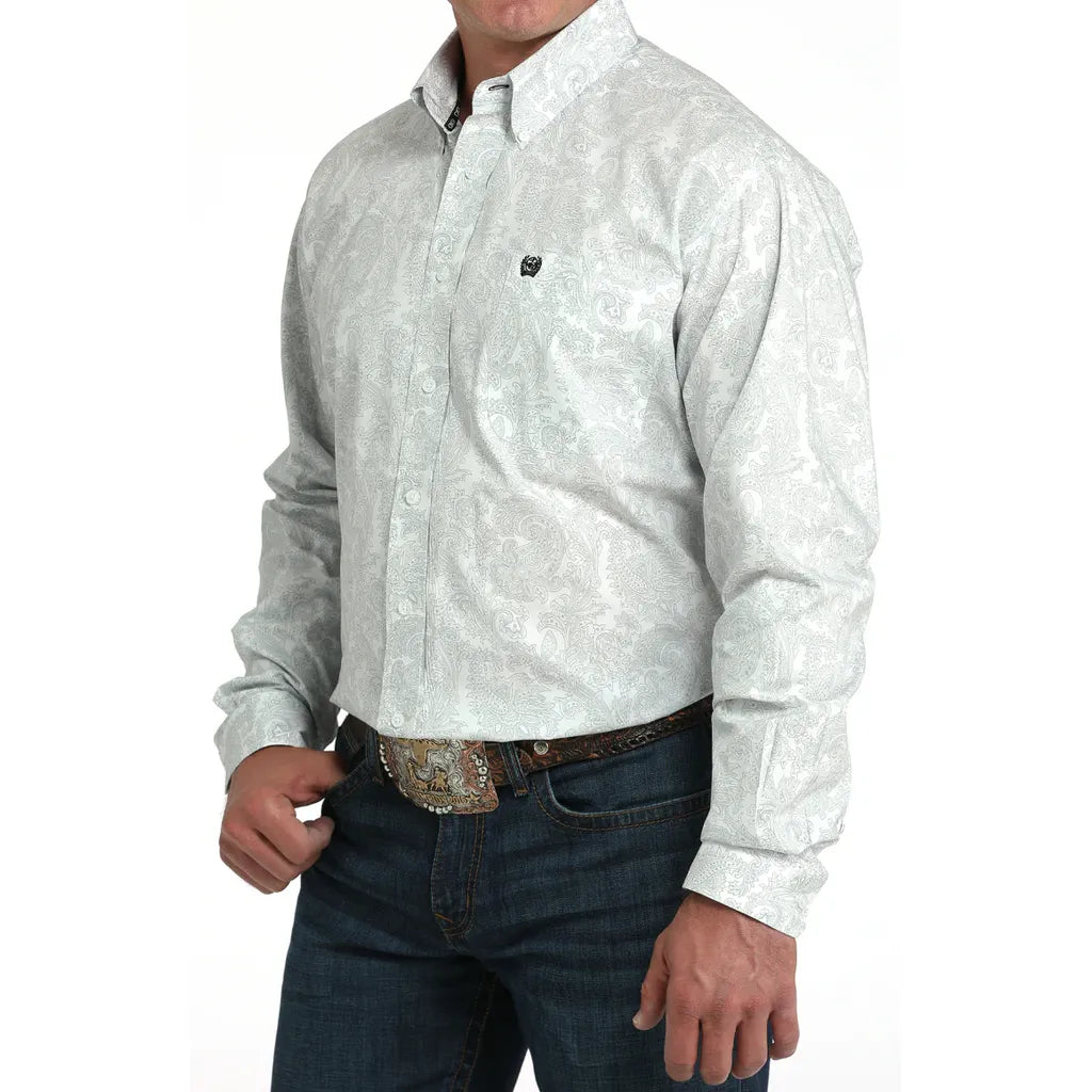 CINCH - Men LONG SLEEVE BUTTON-DOWN SHIRT, Paisley MTW1105984