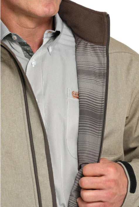 Cinch Men's Jacket- Stone Brown, Bonded MWJ156714