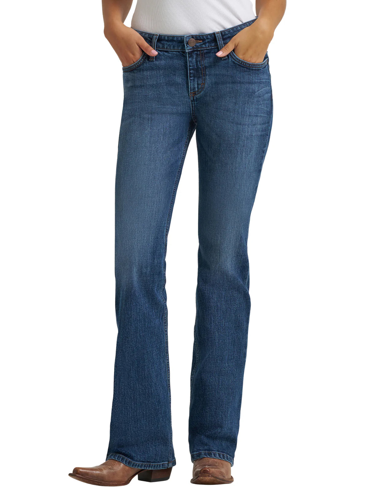 Wrangler Ladies Jean | Retro, Mae, Mid Rise, Boot Cut 112375243