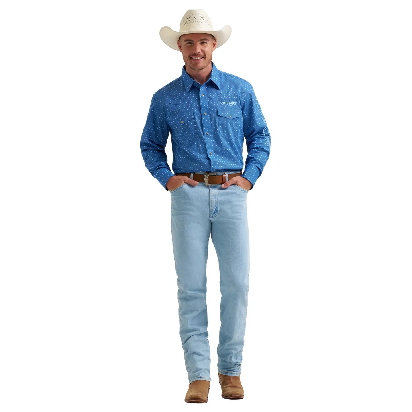 Wrangler Men's Western Snap Shirt - Classic Fit - 112374858