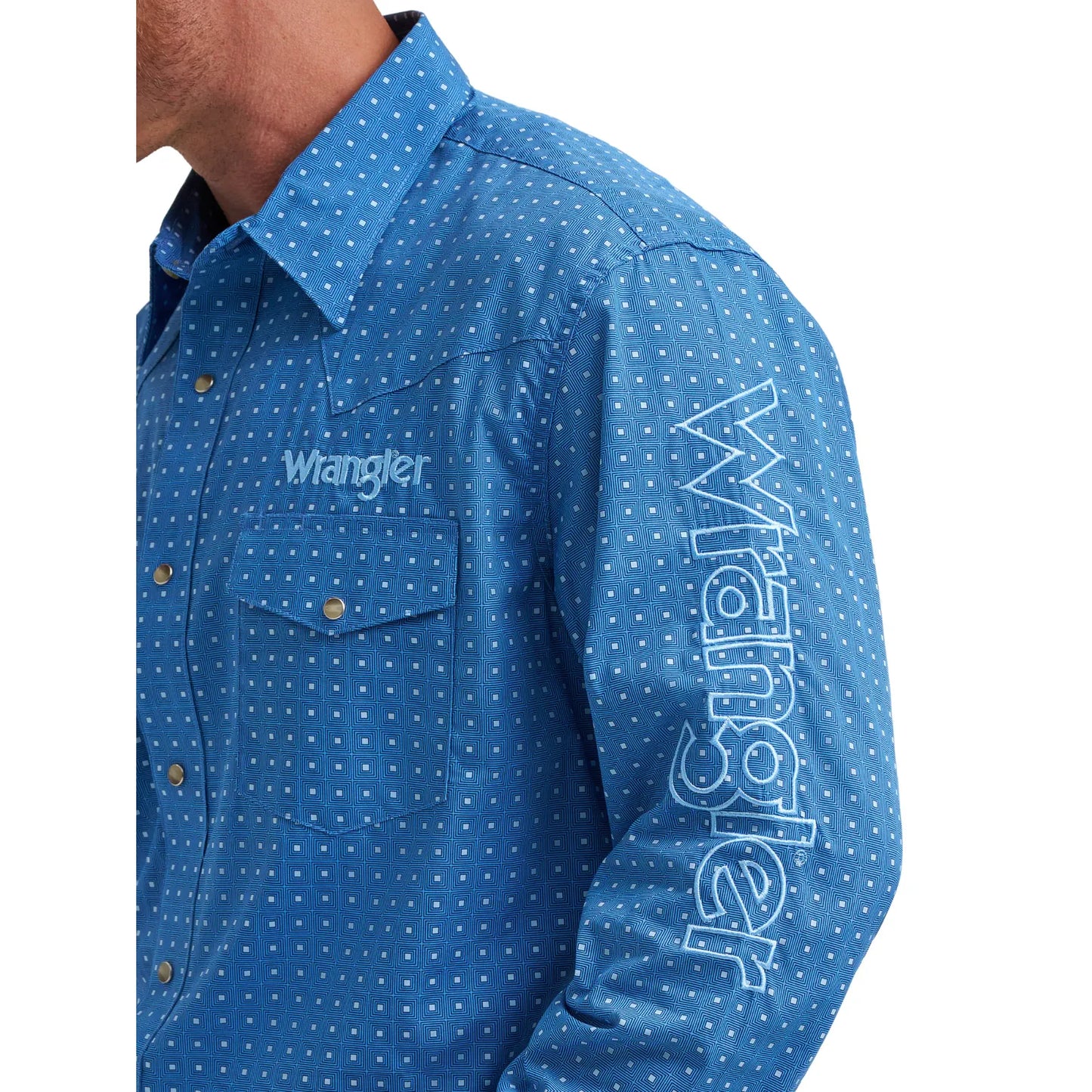 Wrangler Men's Western Snap Shirt - Classic Fit - 112374858