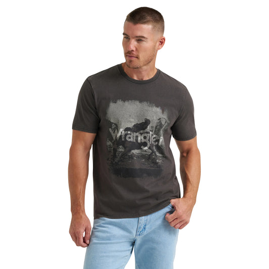 Wrangler Men's “Bronx" T-Shirt, Black 112372851