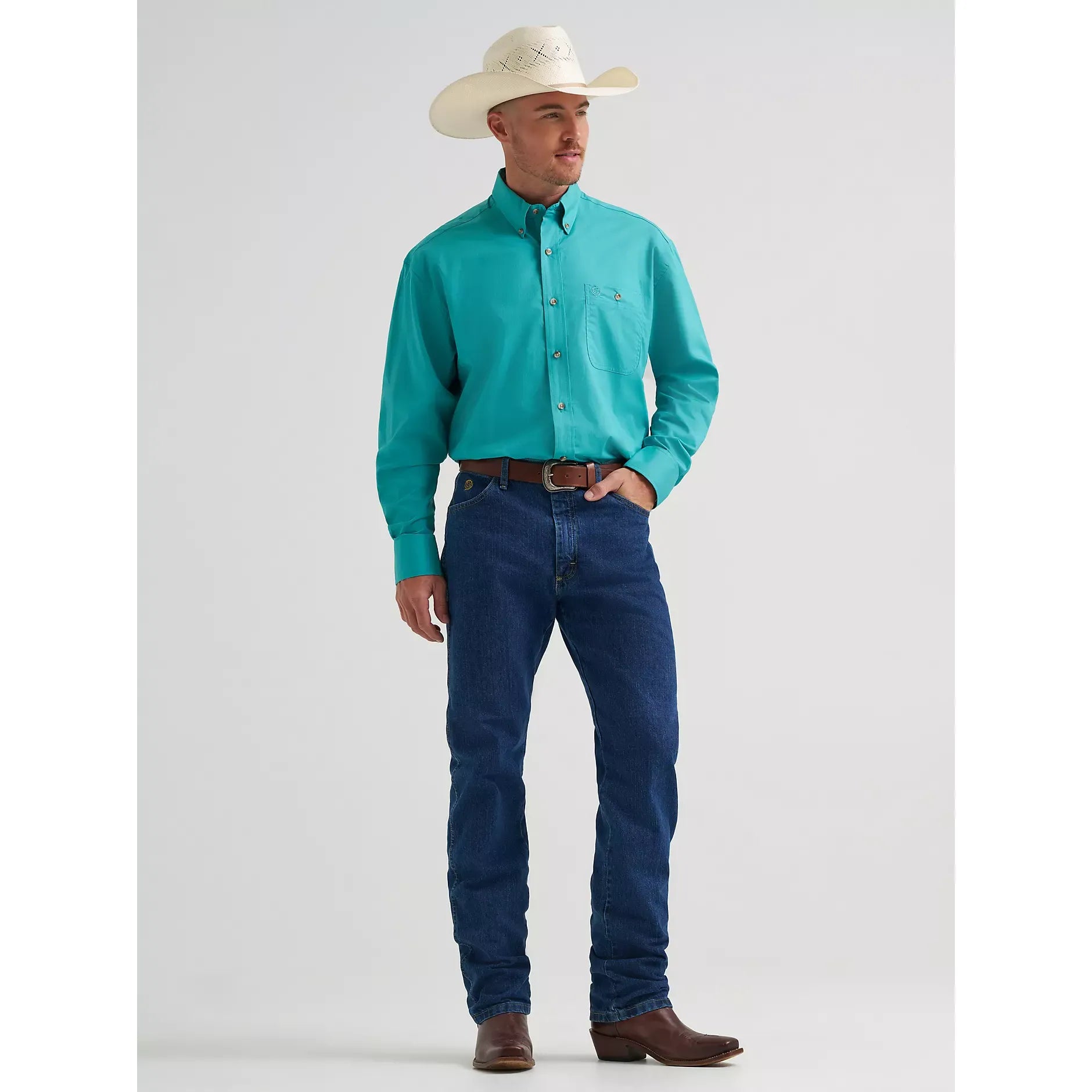 Wrangler Men’s George Straight, Button,  | 112374595